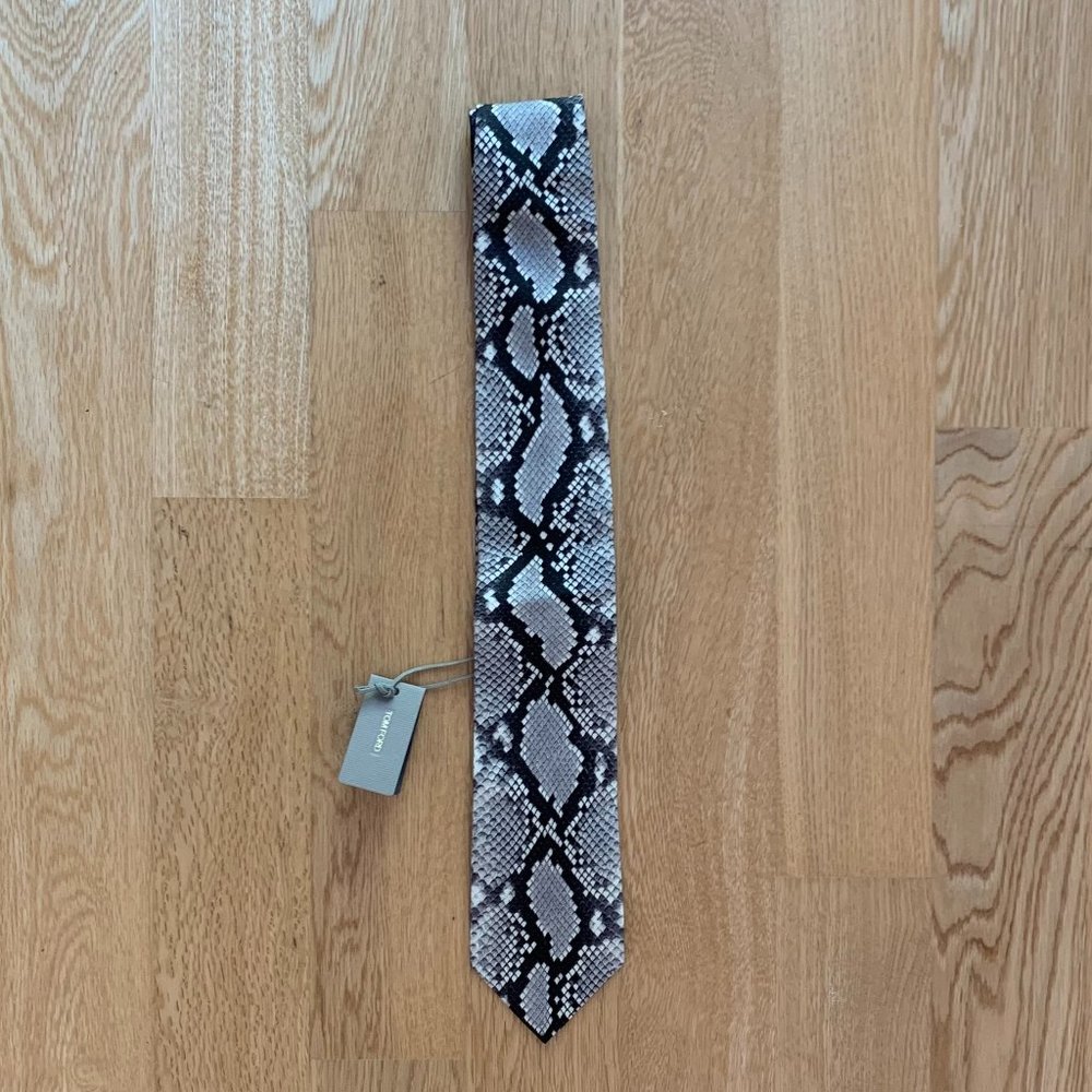 Tom Ford Printed Snake Silk Tie